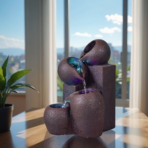 Fontaine d'intérieur effet relaxant luba