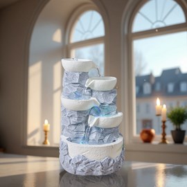 Fontaine d'intérieur décor nature ganda