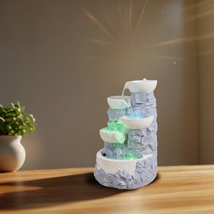 Fontaine d'intérieur décor nature ganda