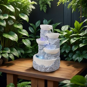 Fontaine d'intérieur décor nature ganda