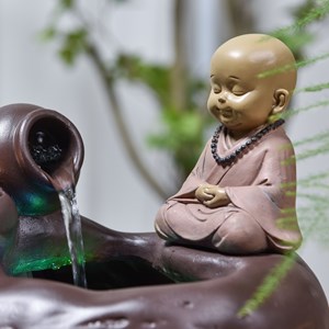 Fontaine bouddha décoration zen médina