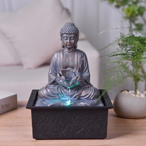 Fontaine bouddha sutra