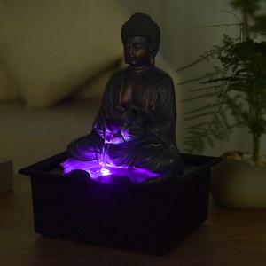 Fontaine bouddha sutra