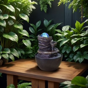 Fontaine zen décoration d'intérieur guru