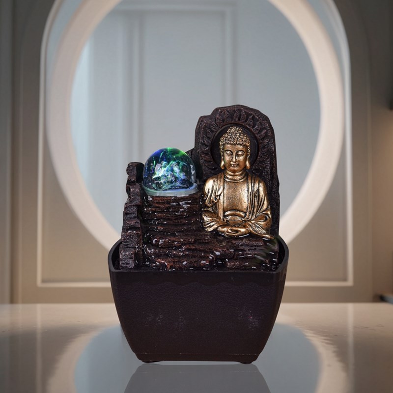 Zen Light - Fontaine zen bouddha theravada