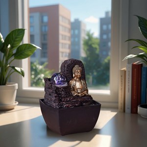 Fontaine zen bouddha theravada