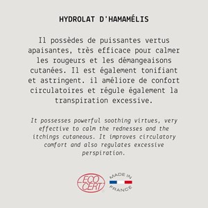 Hydrolat d'hamamélis - 500 ml