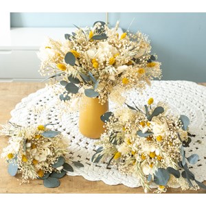 Bouquet de fleurs séchées georgette m