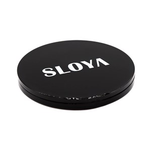 Miroir de poche noir brillant