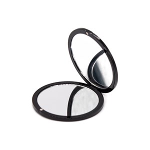 Miroir de poche noir brillant