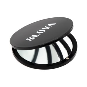 Miroir de poche noir brillant