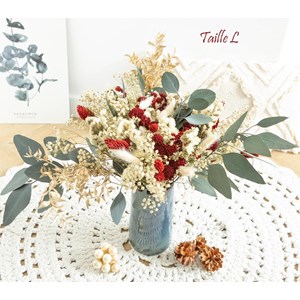 Bouquet de fleurs séchées noël l