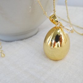 Bola goutte or, avril cristal de roche