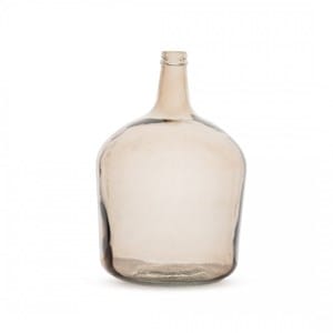 Vase - dame jeanne 12 l - taupe