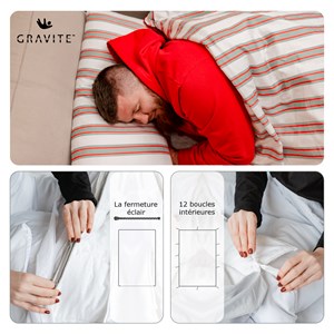 Housse de couverture gravité 150x220 cm