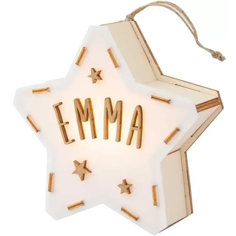 Mini étoile lumineuse personnalisable (Vintiun) - Image 1