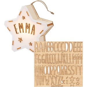 Mini étoile lumineuse personnalisable