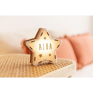 Mini étoile lumineuse personnalisable