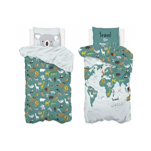 Housse de couette 140x200 carte