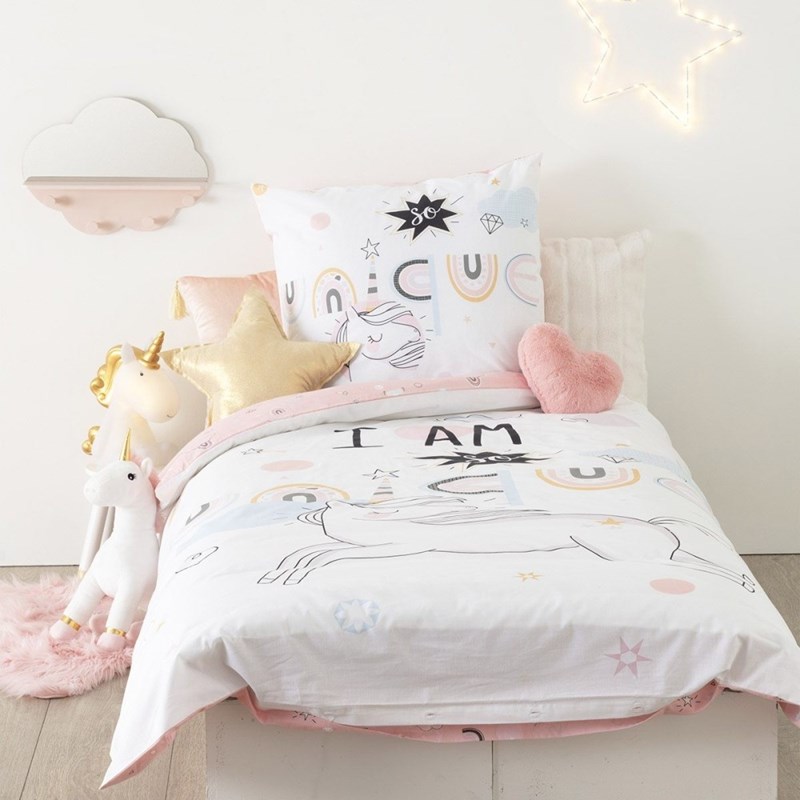 Atmosphera, créateur d’intérieur - Housse de couette 140x200 licorne