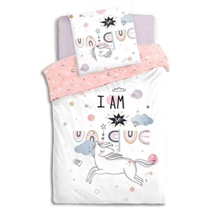Housse de couette 140x200 licorne