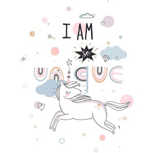 Housse de couette 140x200 licorne
