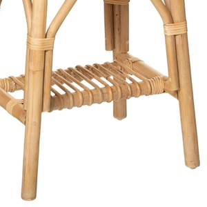 Table de chevet rotin
