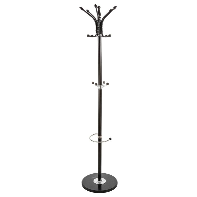 Porte-manteaux parapluie métal rotatif
