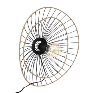 Applique métal alara noir d45