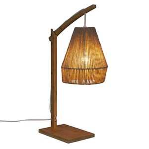 Lampe à poser arc palm naturel h55