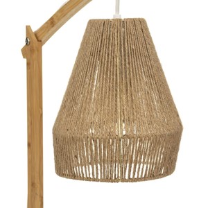 Lampe à poser arc palm naturel h55