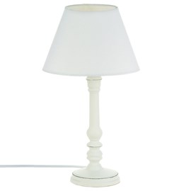 Lampe à poser leo blanc