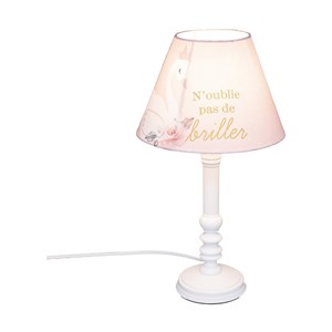 Lampe à poser princesse pied bois