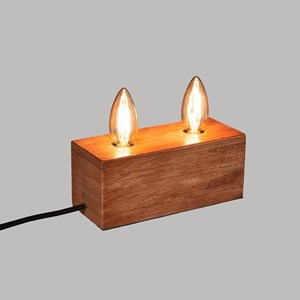 Lampe socle e14 afra naturel