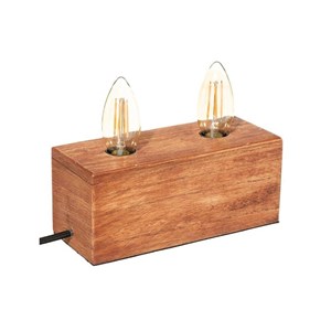 Lampe socle e14 afra naturel