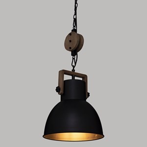 Suspension métal silas noir d23