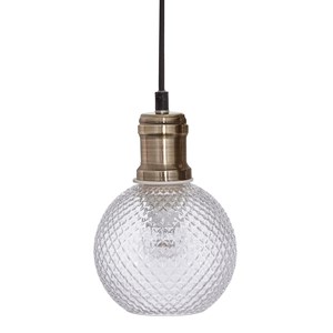 Suspension en verre 3 lampes kat