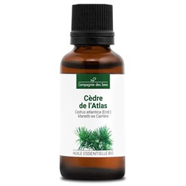 Cèdre de l'atlas - huile essentielle bio - 30ml garantie chromacert® - chémotypé