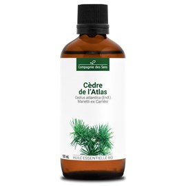 Cèdre de l'atlas - huile essentielle bio - 100ml garantie chromacert® - chémotyp