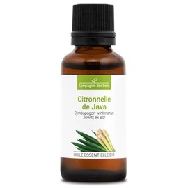 Citronnelle de java - huile essentielle bio - 30ml garantie chromacert® - chémot