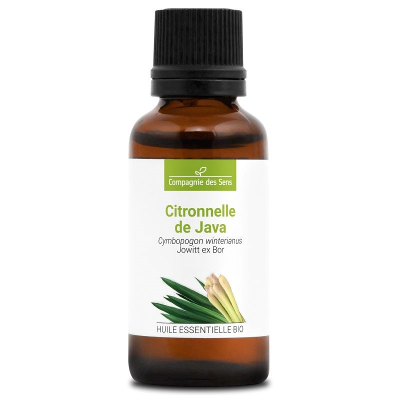 Citronnelle de java - huile essentielle bio - 30ml garantie chromacert® - chémot