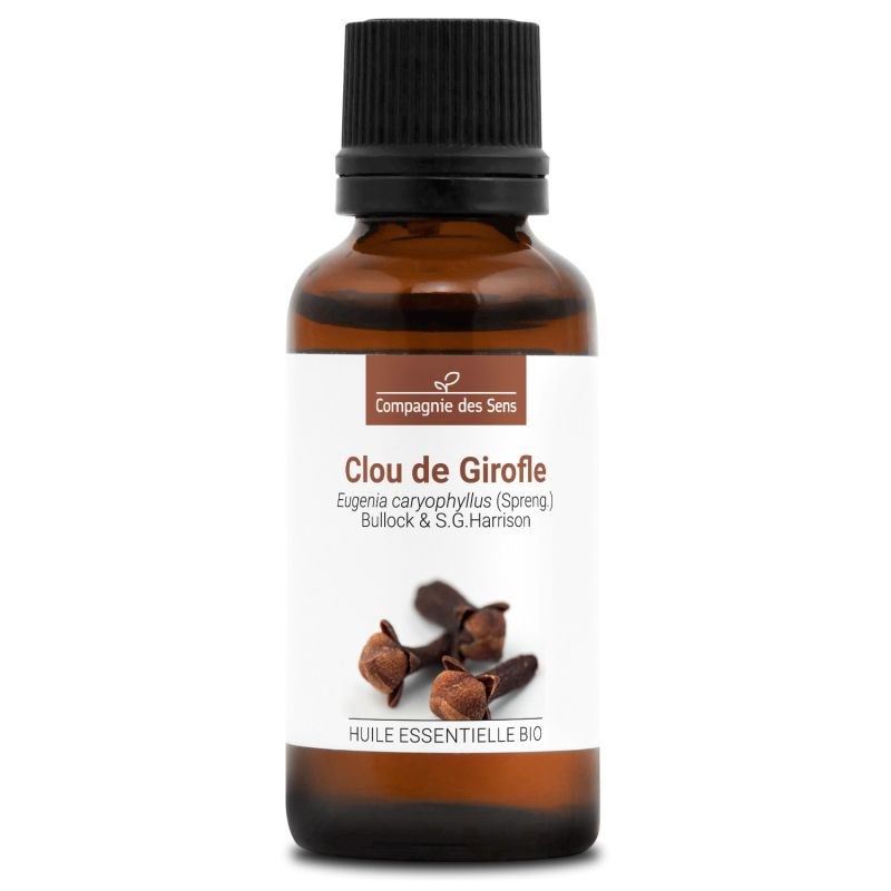 Clou de girofle - huile essentielle bio - 30ml garantie chromacert® - chémotypée