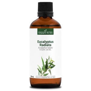 Eucalyptus radiata - huile essentielle bio - 100ml garantie chromacert® - chémot