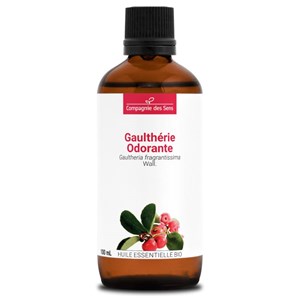 Gaulthérie odorante - huile essentielle bio - 100ml garantie chromacert® - chémo