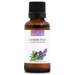 Lavande aspic - huile essentielle bio - 30ml garantie chromacert® - chémotypée &