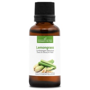 Lemongrass - huile essentielle bio - 30ml garantie chromacert® - chémotypée & in