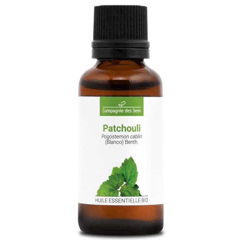 Patchouli (pogostemon cablin) - huile essentielle bio - 30ml garantie chromacert