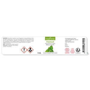 Patchouli (pogostemon cablin) - huile essentielle bio - 30ml garantie chromacert
