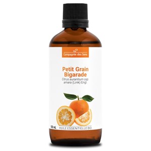 Petit grain bigarade - huile essentielle bio - 100ml garantie chromacert® - chém