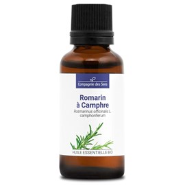 Romarin à camphre - huile essentielle bio - 30ml garantie chromacert® - chémotyp